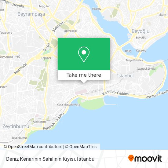 Deniz Kenarının Sahilinin Kıyısı map