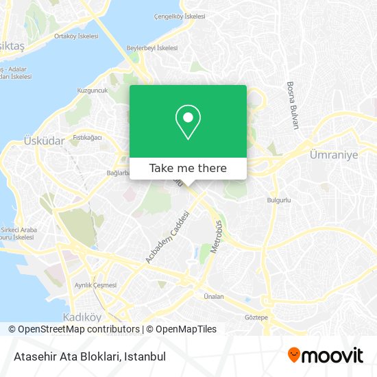 Atasehir Ata Bloklari map