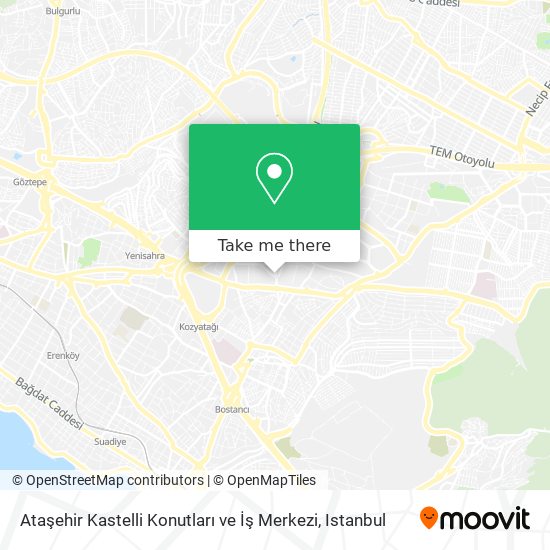 Ataşehir Kastelli Konutları ve İş Merkezi map