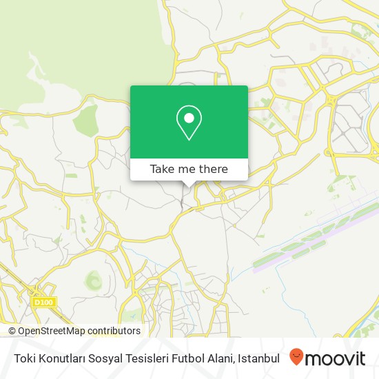 Toki Konutları Sosyal Tesisleri Futbol Alani map