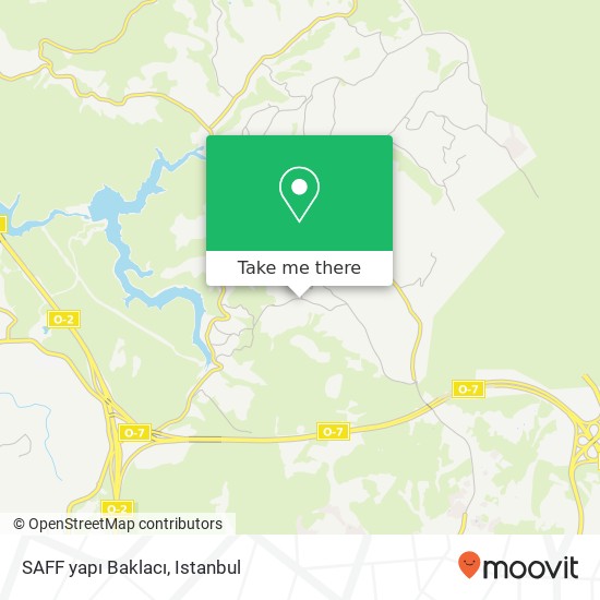 SAFF yapı Baklacı map