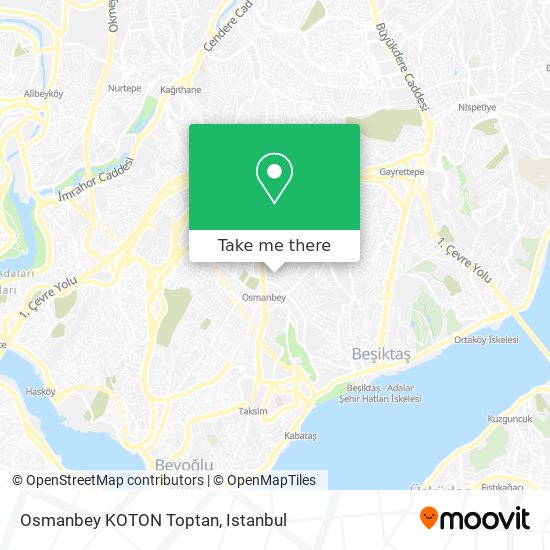 Osmanbey KOTON Toptan map