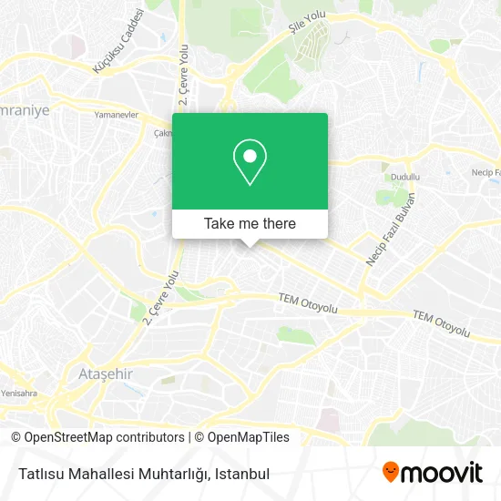 Tatlısu Mahallesi Muhtarlığı map