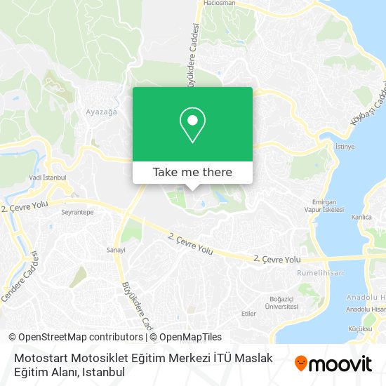 Motostart Motosiklet Eğitim Merkezi İTÜ Maslak Eğitim Alanı map