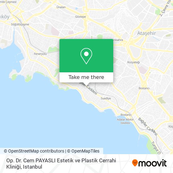 Op. Dr. Cem PAYASLI Estetik ve Plastik Cerrahi Kliniği map