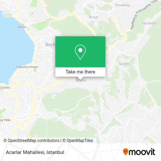 Acarlar Mahallesi map
