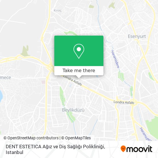 DENT ESTETICA Ağız ve Diş Sağlığı Polikliniği map