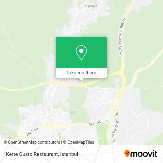 Kerte Gusto Restaurant map