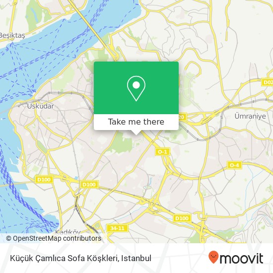 Küçük Çamlıca Sofa Köşkleri map