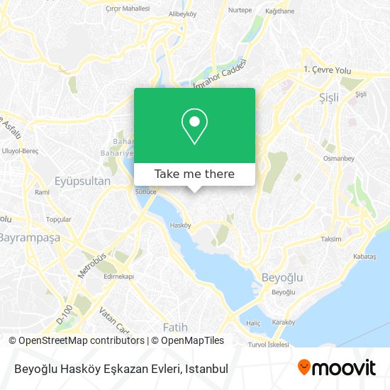 Beyoğlu Hasköy Eşkazan Evleri map