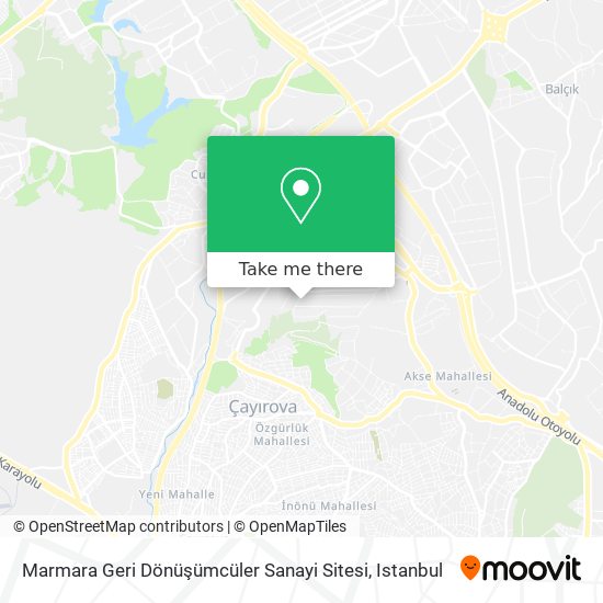 Marmara Geri Dönüşümcüler Sanayi Sitesi map