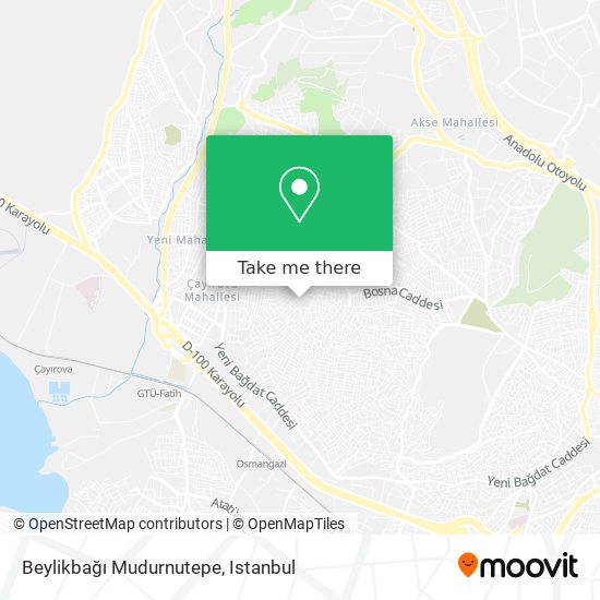Beylikbağı Mudurnutepe map