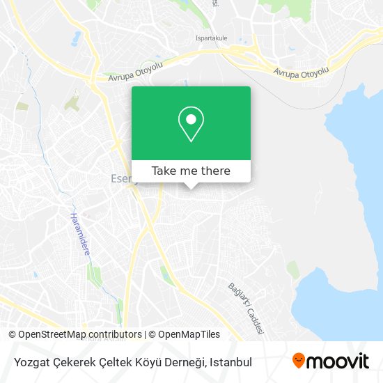 Yozgat Çekerek Çeltek Köyü Derneği map