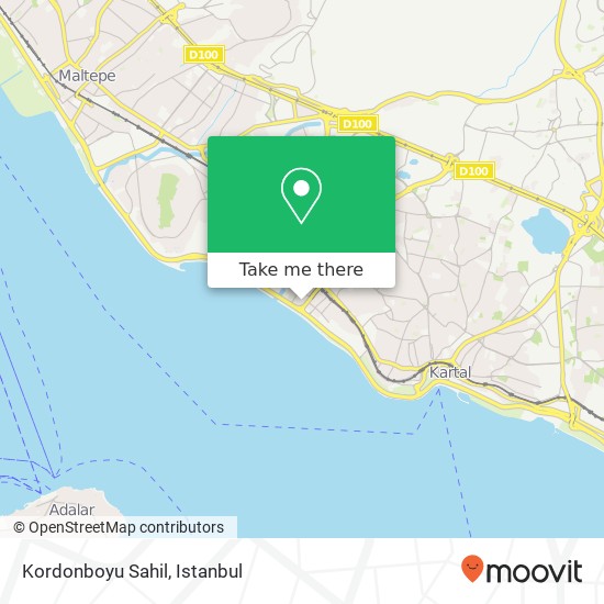 Kordonboyu Sahil map