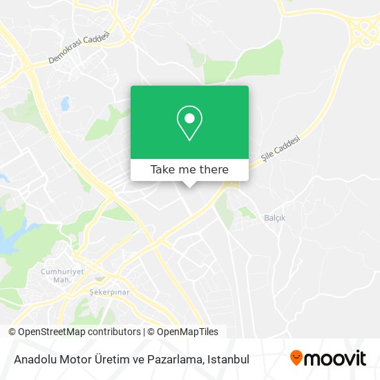 Anadolu Motor Üretim ve Pazarlama map