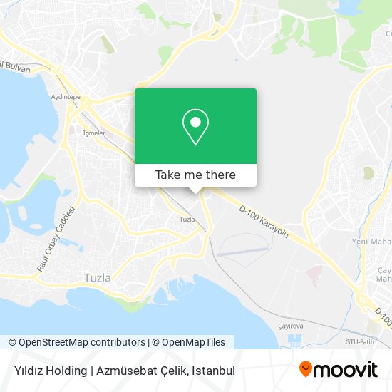 Yıldız Holding | Azmüsebat Çelik map