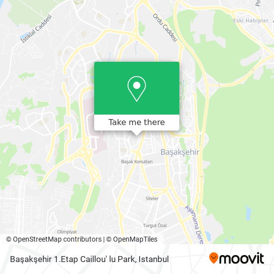 Başakşehir 1.Etap Caillou' lu Park map