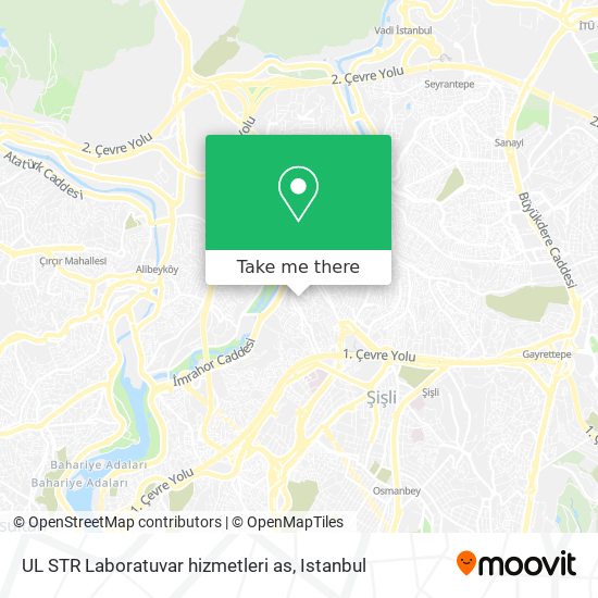 UL STR Laboratuvar hizmetleri as map