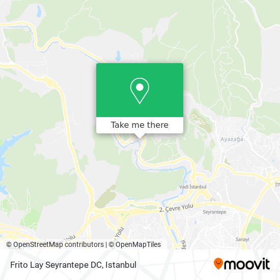 Frito Lay Seyrantepe DC map