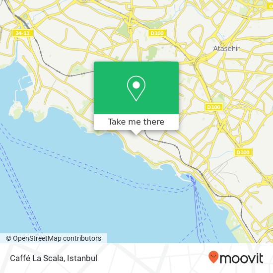 Caffé La Scala map