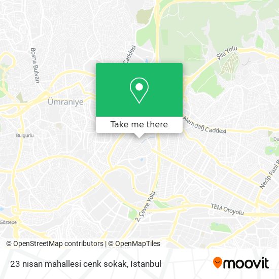 23 nısan mahallesi cenk sokak map