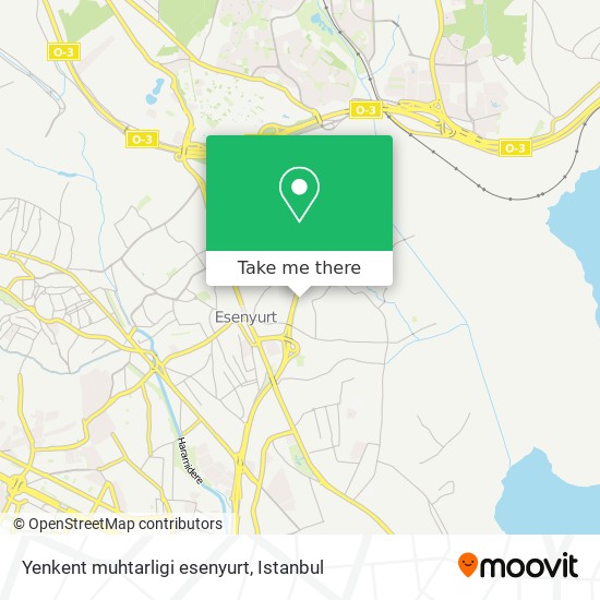 Yenkent muhtarligi esenyurt map