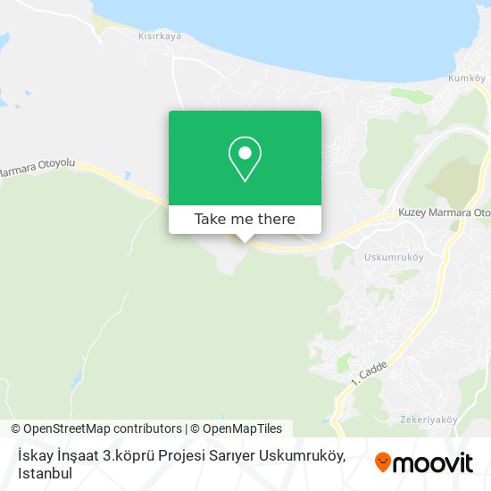 İskay İnşaat 3.köprü Projesi Sarıyer Uskumruköy map