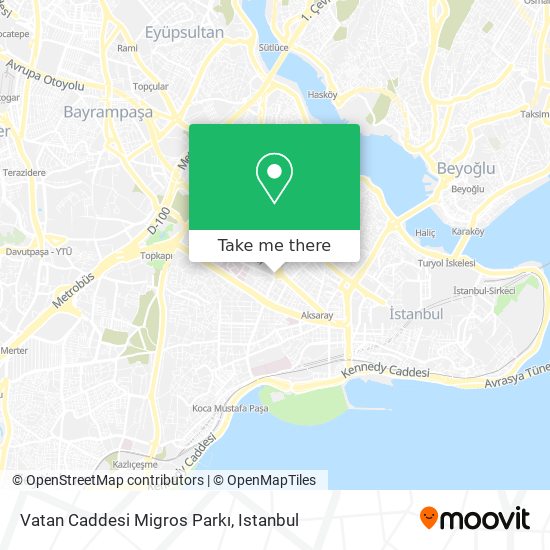 Vatan Caddesi Migros Parkı map