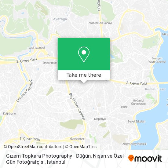 Gizem Topkara Photography - Düğün, Nişan ve Özel Gün Fotoğrafçısı map