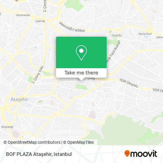 BOF PLAZA Ataşehir map