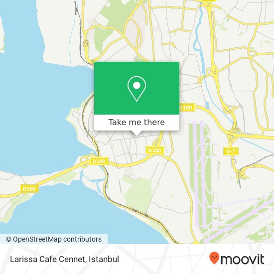 Larissa Cafe Cennet map