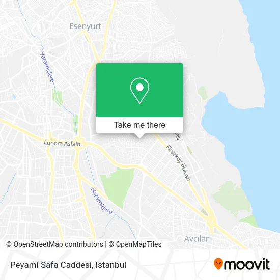 Peyami Safa Caddesi map