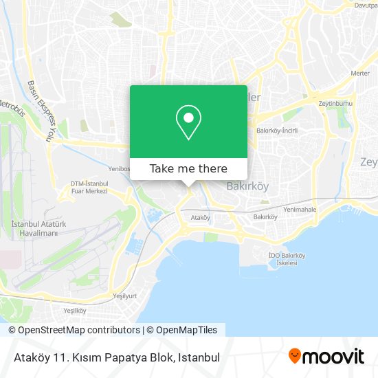 Ataköy 11. Kısım Papatya Blok map