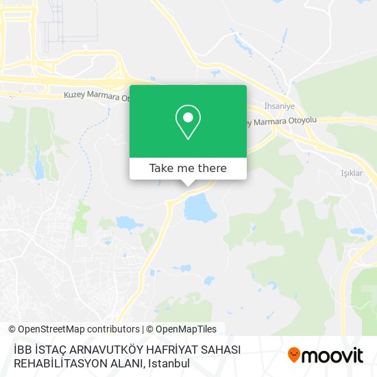 İBB İSTAÇ ARNAVUTKÖY HAFRİYAT SAHASI REHABİLİTASYON ALANI map