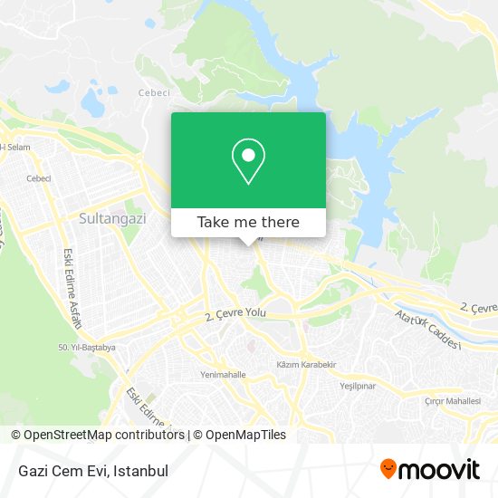 Gazi Cem Evi map