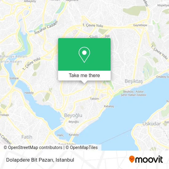 Dolapdere Bit Pazarı map