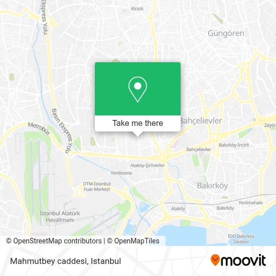 Mahmutbey caddesi map