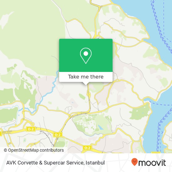 AVK Corvette & Supercar Service map