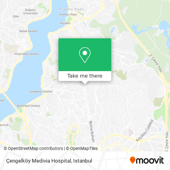 Çengelköy Medivia Hospital map