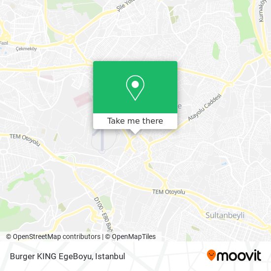 Burger KING EgeBoyu map