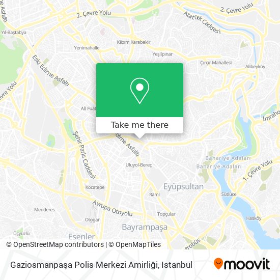 Gaziosmanpaşa Polis Merkezi Amirliği map