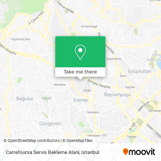 Carrefoursa Servis Bekleme Alani map
