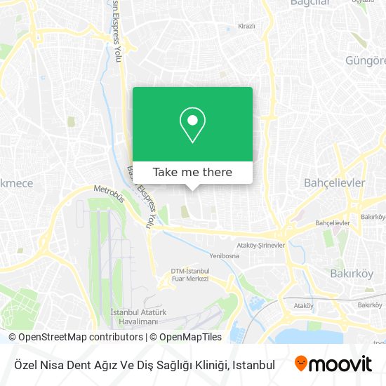 Özel Nisa Dent Ağız Ve Diş Sağlığı Kliniği map