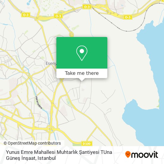 Yunus Emre Mahallesi Muhtarlık Şantiyesi TUna Güneş İnşaat map