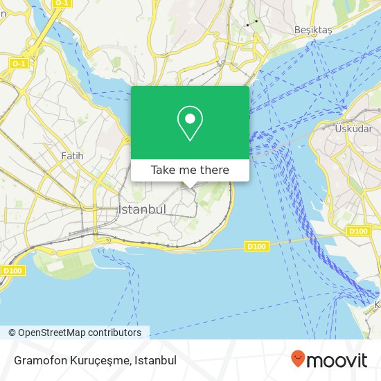 Gramofon Kuruçeşme map