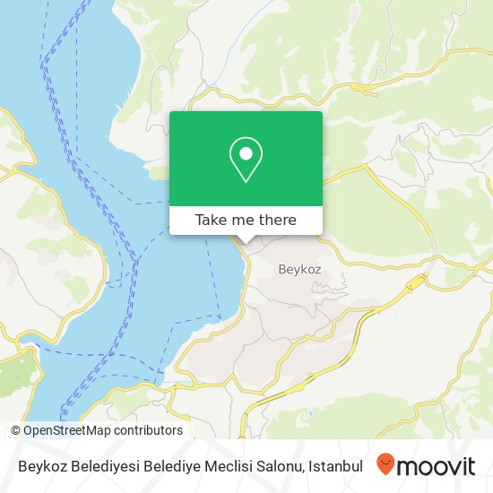 Beykoz Belediyesi Belediye Meclisi Salonu map