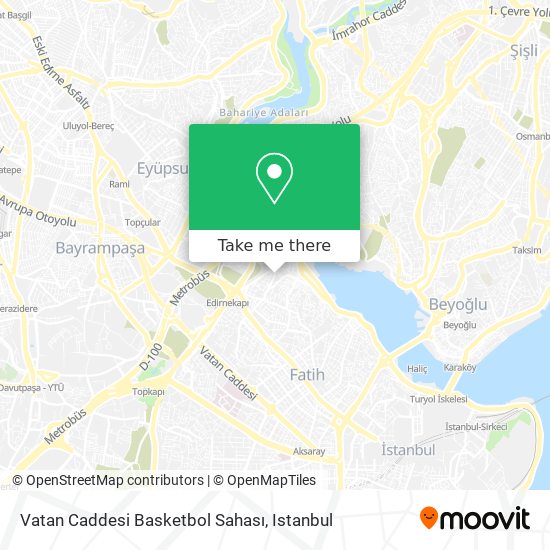 Vatan Caddesi Basketbol Sahası map