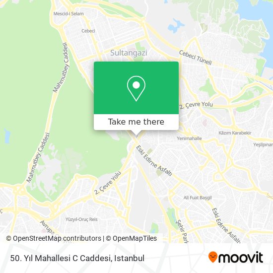 50. Yıl Mahallesi C Caddesi map