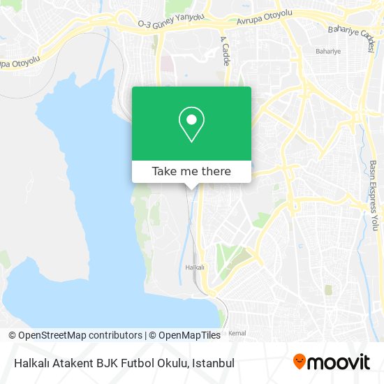 Halkalı Atakent BJK Futbol Okulu map