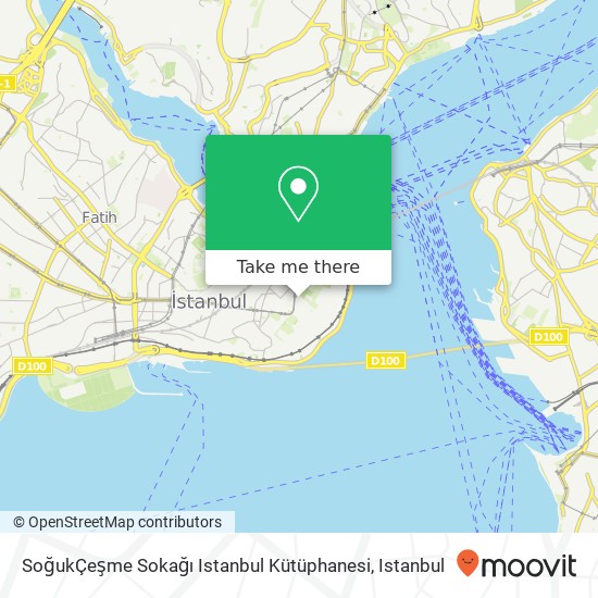 SoğukÇeşme Sokağı Istanbul Kütüphanesi map